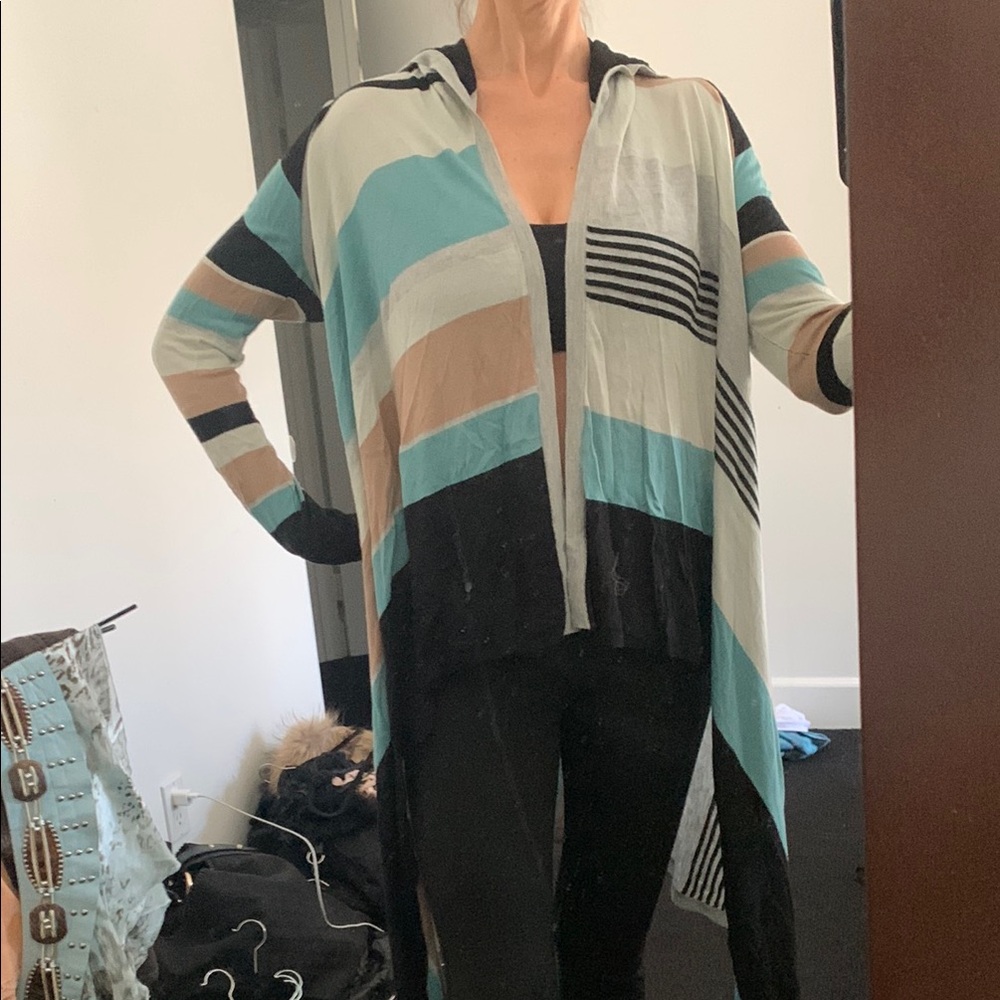 Cardigan with hood